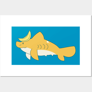 Banana Shark Posters and Art